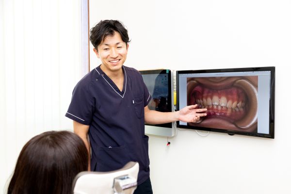 保護者の方にも治療内容を分かりやすくご説明します