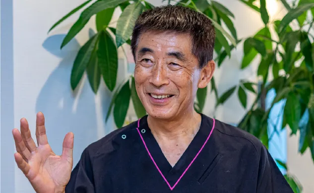 理事長自ら矯正治療を体験しました